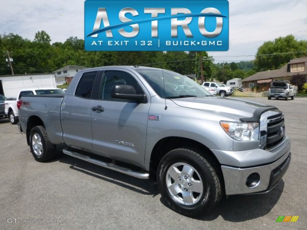 2012 Tundra SR5 Double Cab 4x4 - Silver Sky Metallic / Graphite photo #1