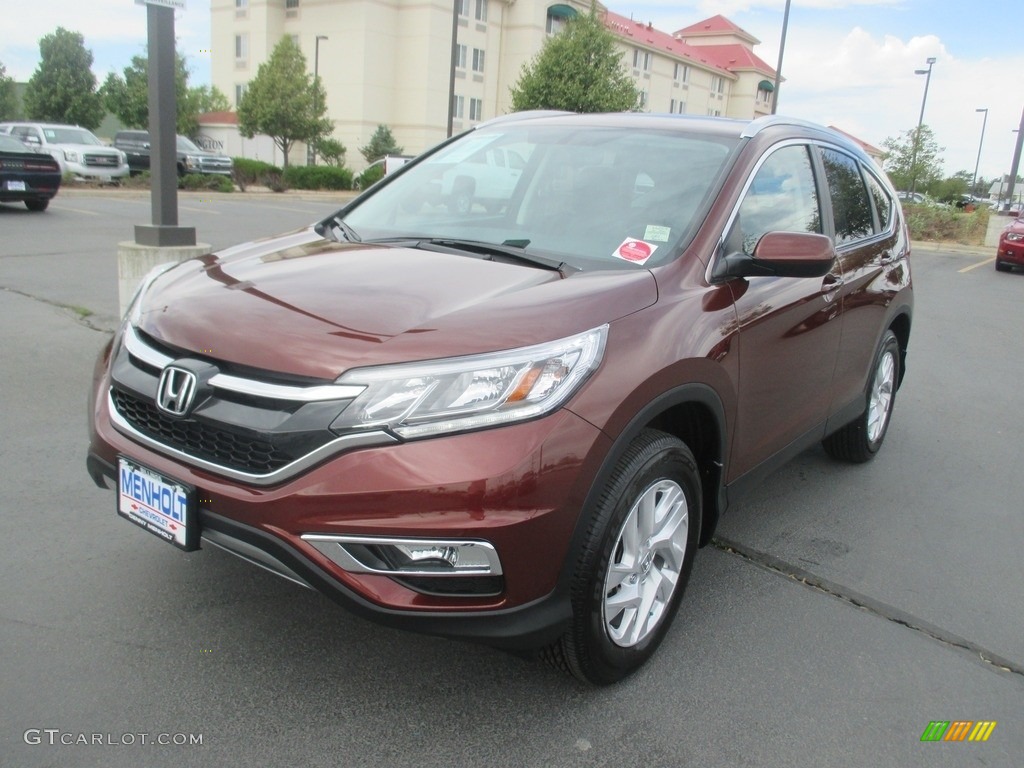 2016 CR-V EX-L AWD - Copper Sunset Pearl / Black photo #3