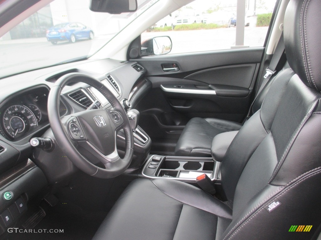 Black Interior 2016 Honda CR-V EX-L AWD Photo #114587511