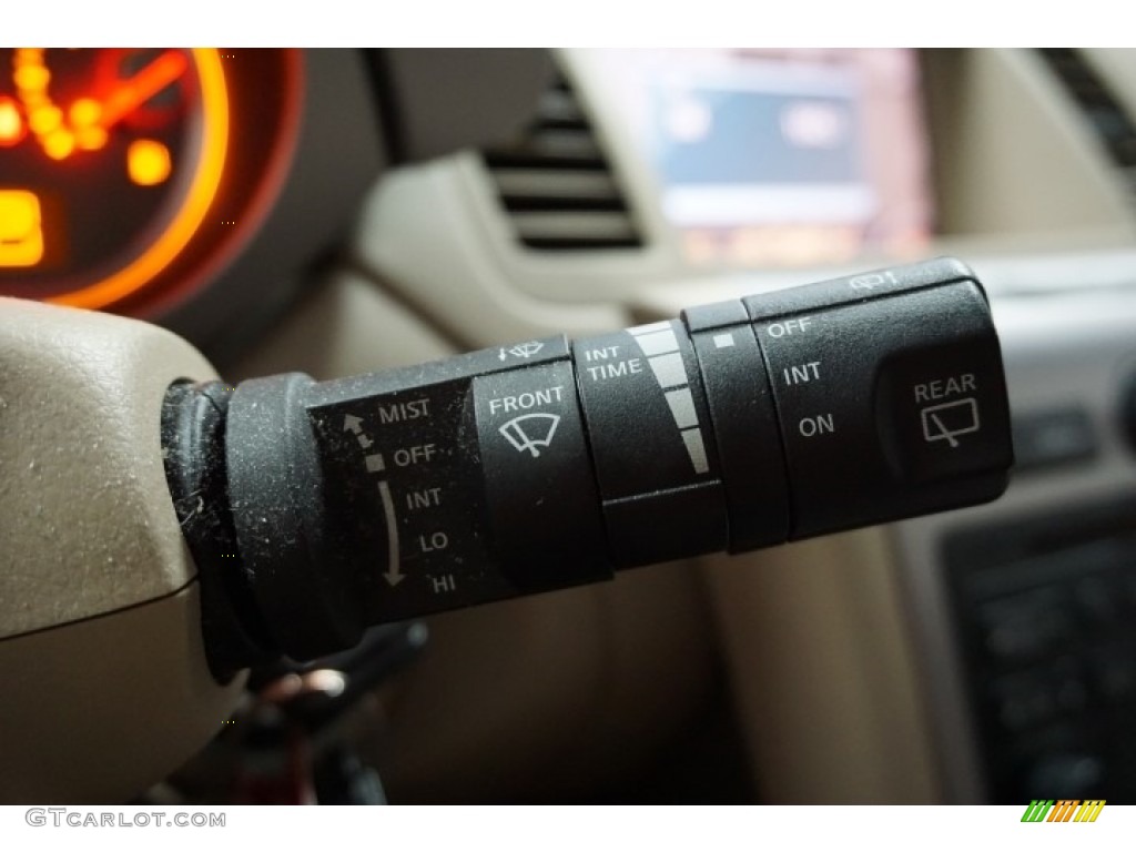 2007 Murano S AWD - Merlot Pearl / Cafe Latte photo #33