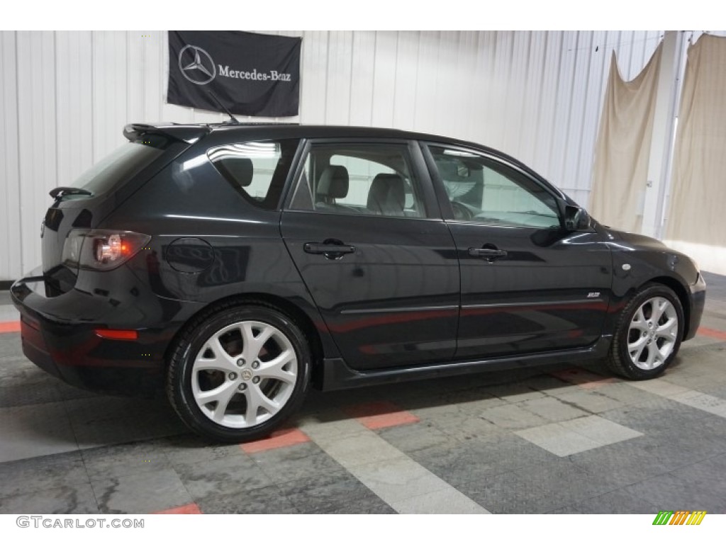 2009 MAZDA3 s Touring Hatchback - Galaxy Gray Mica / Black photo #7