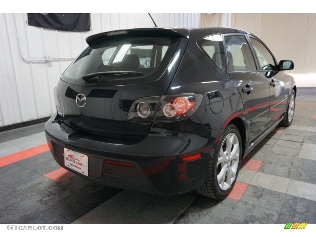 2009 MAZDA3 s Touring Hatchback - Galaxy Gray Mica / Black photo #8