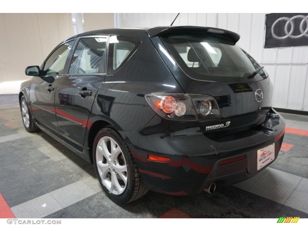 2009 MAZDA3 s Touring Hatchback - Galaxy Gray Mica / Black photo #10