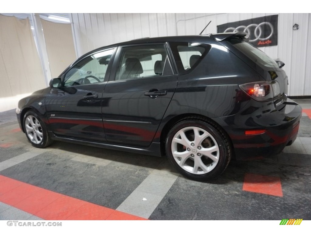 2009 MAZDA3 s Touring Hatchback - Galaxy Gray Mica / Black photo #11