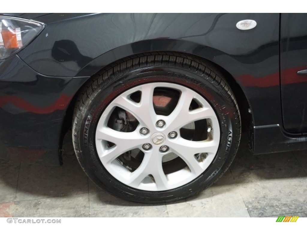 2009 MAZDA3 s Touring Hatchback - Galaxy Gray Mica / Black photo #76