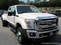 White Platinum Metallic - F350 Super Duty Lariat Crew Cab 4x4 DRW Photo No. 7