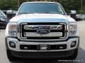 White Platinum Metallic - F350 Super Duty Lariat Crew Cab 4x4 DRW Photo No. 8