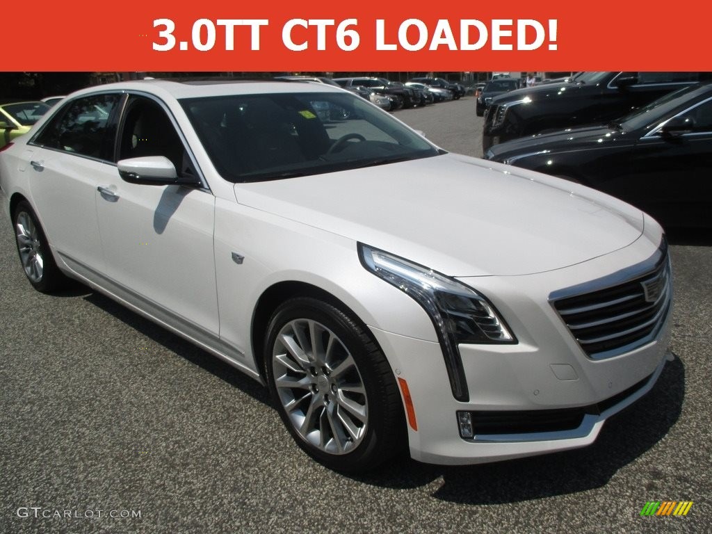 Crystal White Tricoat Cadillac CT6
