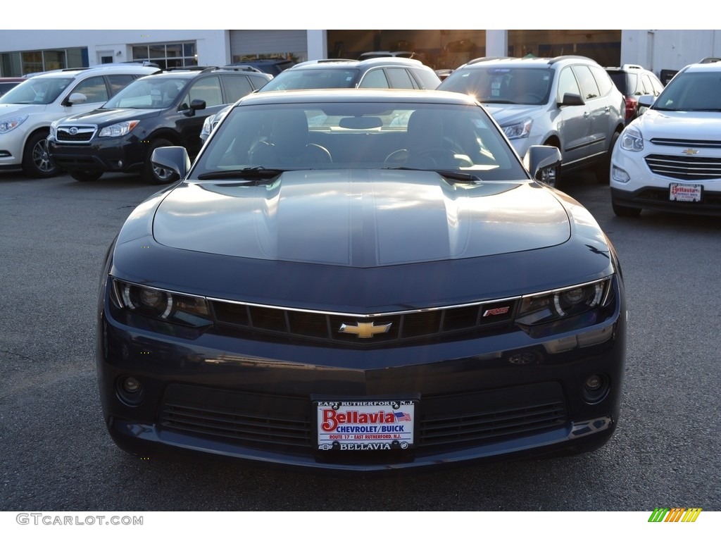 2014 Camaro LT Coupe - Blue Ray Metallic / Black photo #2