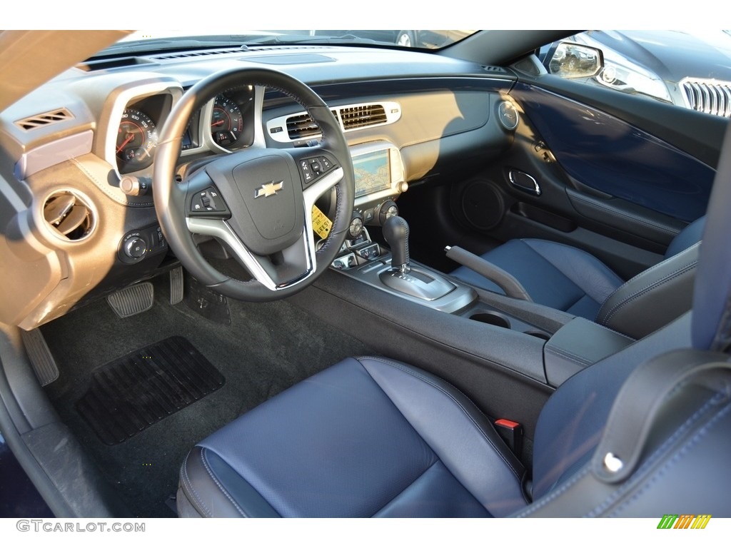 2014 Camaro LT Coupe - Blue Ray Metallic / Black photo #8