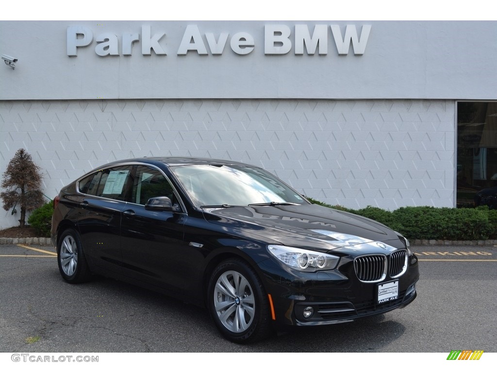 2016 5 Series 535i xDrive Gran Turismo - Jet Black / Black photo #1