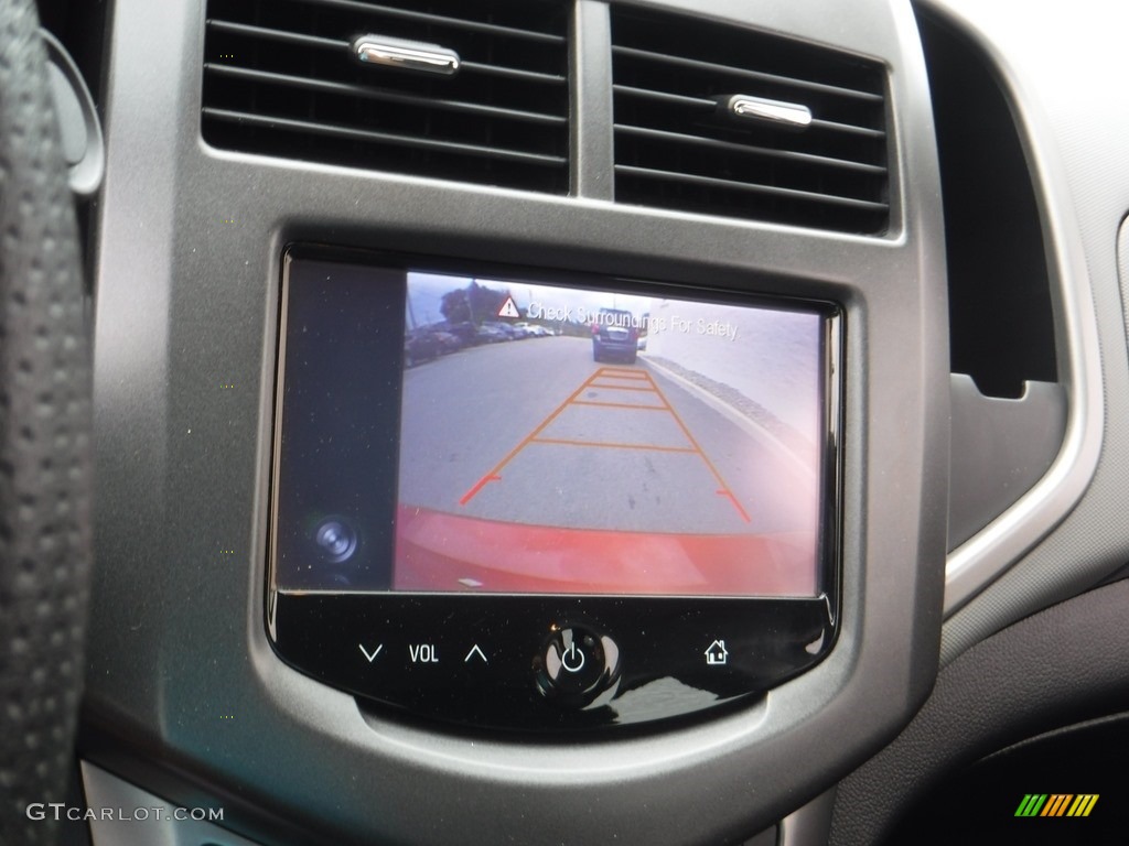 2015 Sonic LT Sedan - Red Hot / Jet Black/Dark Titanium photo #17