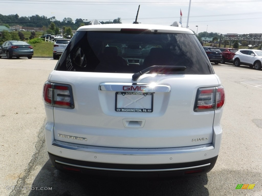 2016 Acadia SLT AWD - Summit White / Dark Cashmere photo #8