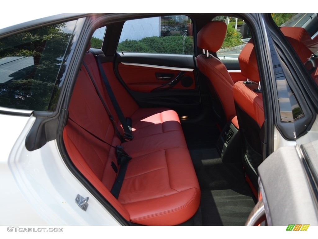 2014 3 Series 328i xDrive Gran Turismo - Alpine White / Coral Red/Black photo #25