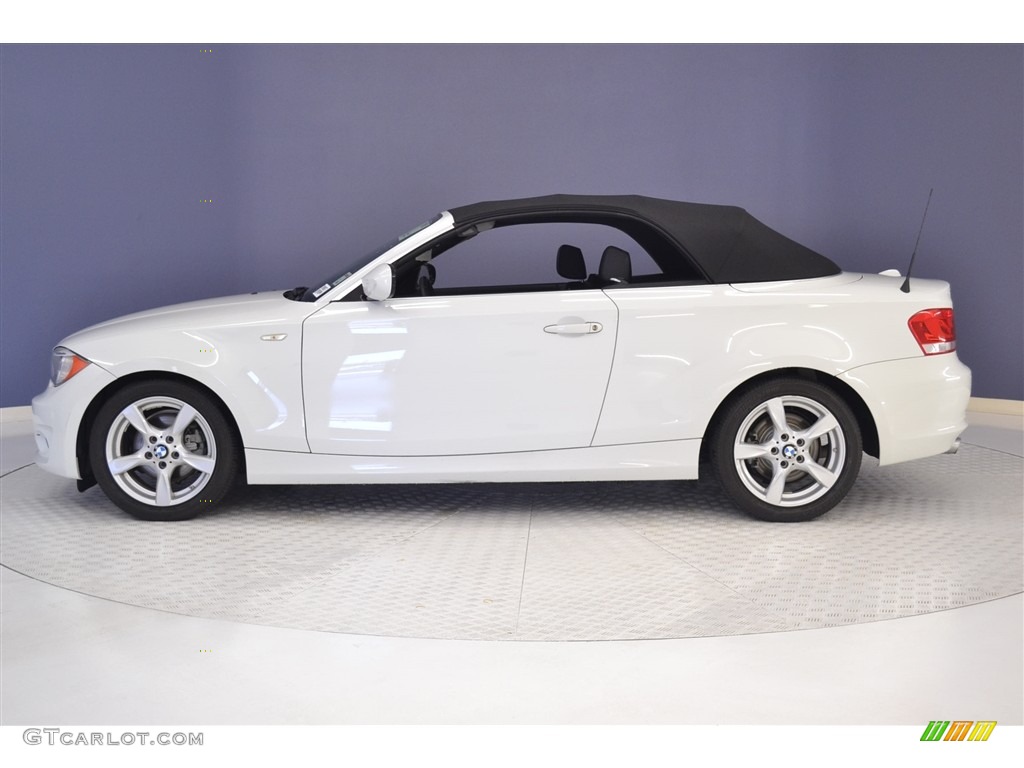 2013 1 Series 128i Convertible - Alpine White / Black photo #4
