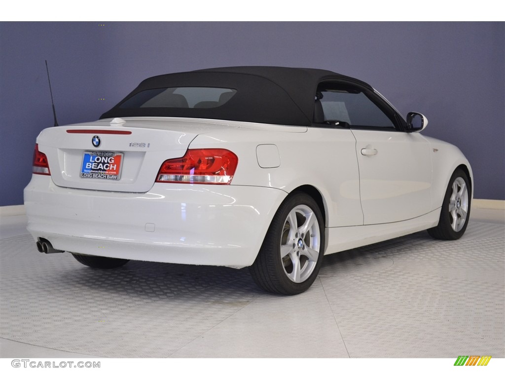 2013 1 Series 128i Convertible - Alpine White / Black photo #7