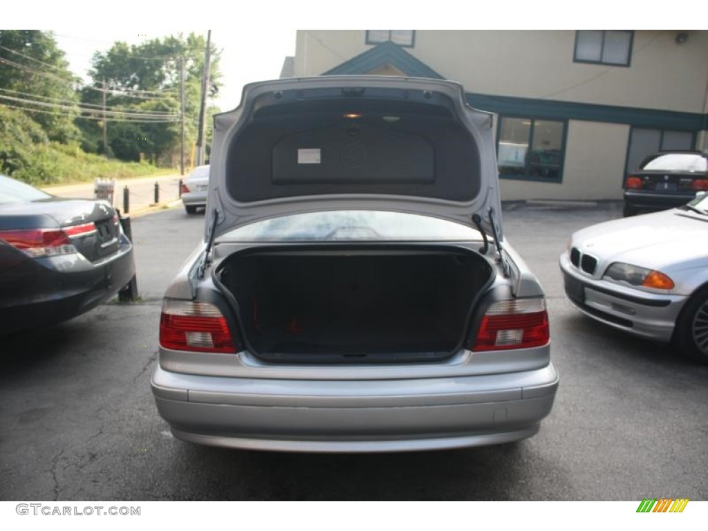 2002 5 Series 530i Sedan - Titanium Silver Metallic / Black photo #37