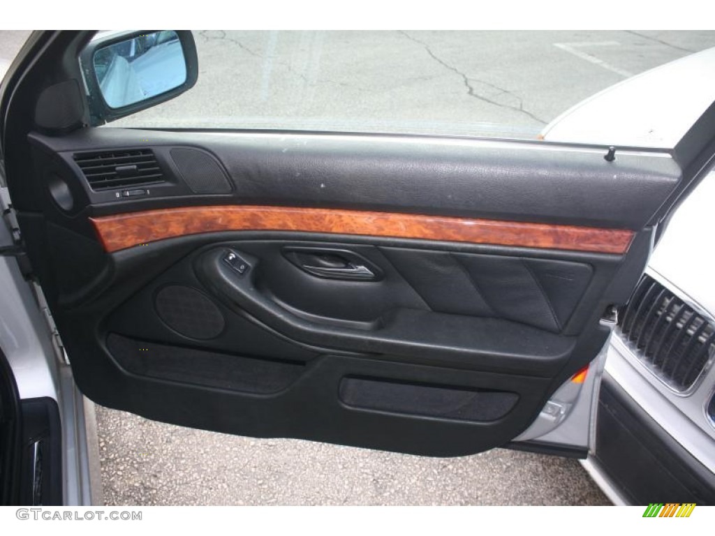 2002 5 Series 530i Sedan - Titanium Silver Metallic / Black photo #43