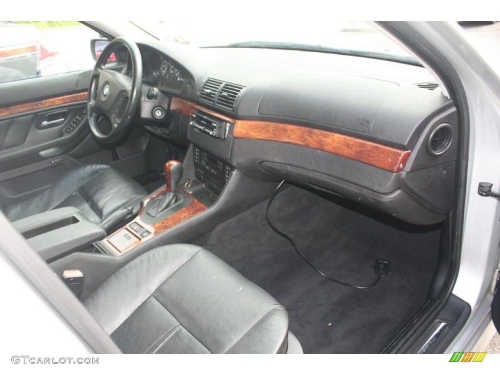 2002 5 Series 530i Sedan - Titanium Silver Metallic / Black photo #46