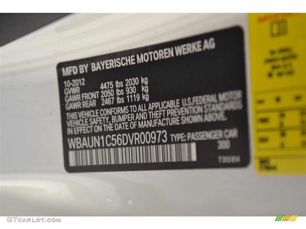 2013 1 Series 128i Convertible - Alpine White / Black photo #30