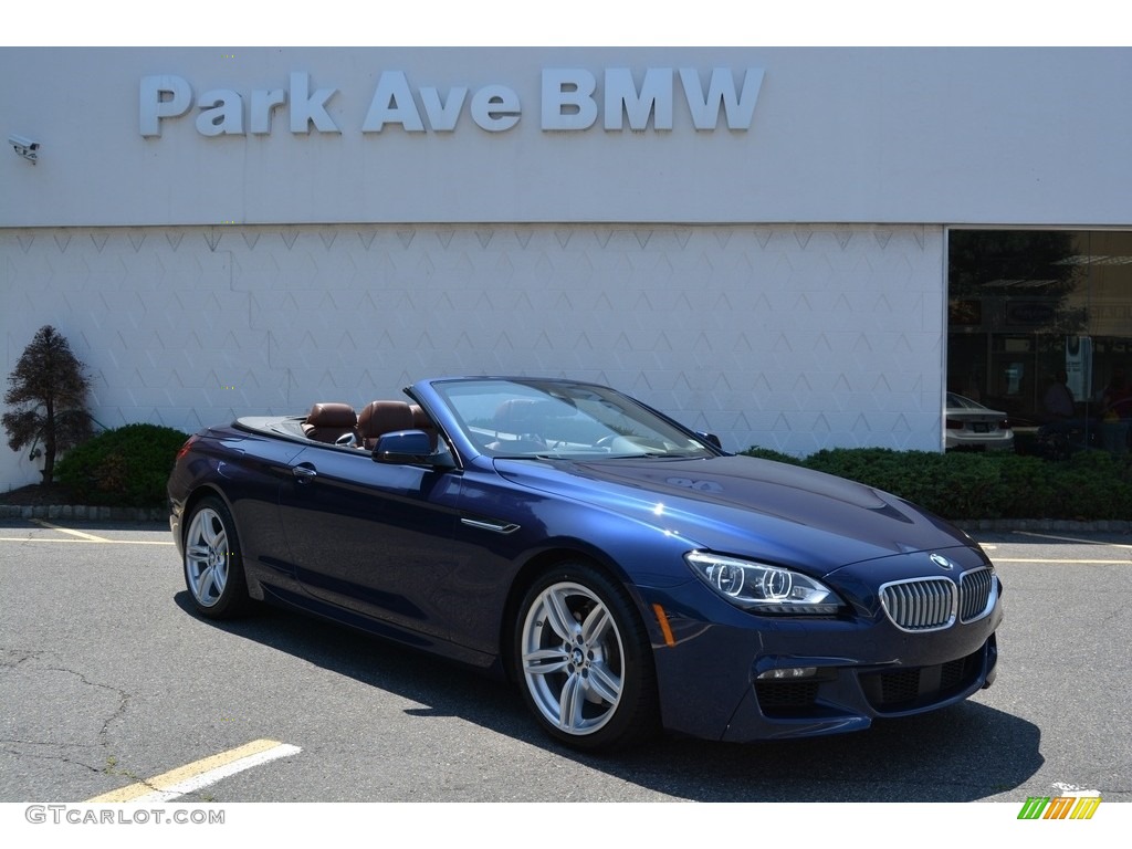 2014 6 Series 650i xDrive Convertible - Deep Sea Blue Metallic / Cinnamon Brown photo #2