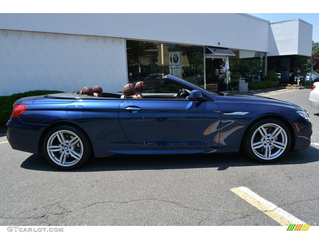 2014 6 Series 650i xDrive Convertible - Deep Sea Blue Metallic / Cinnamon Brown photo #3