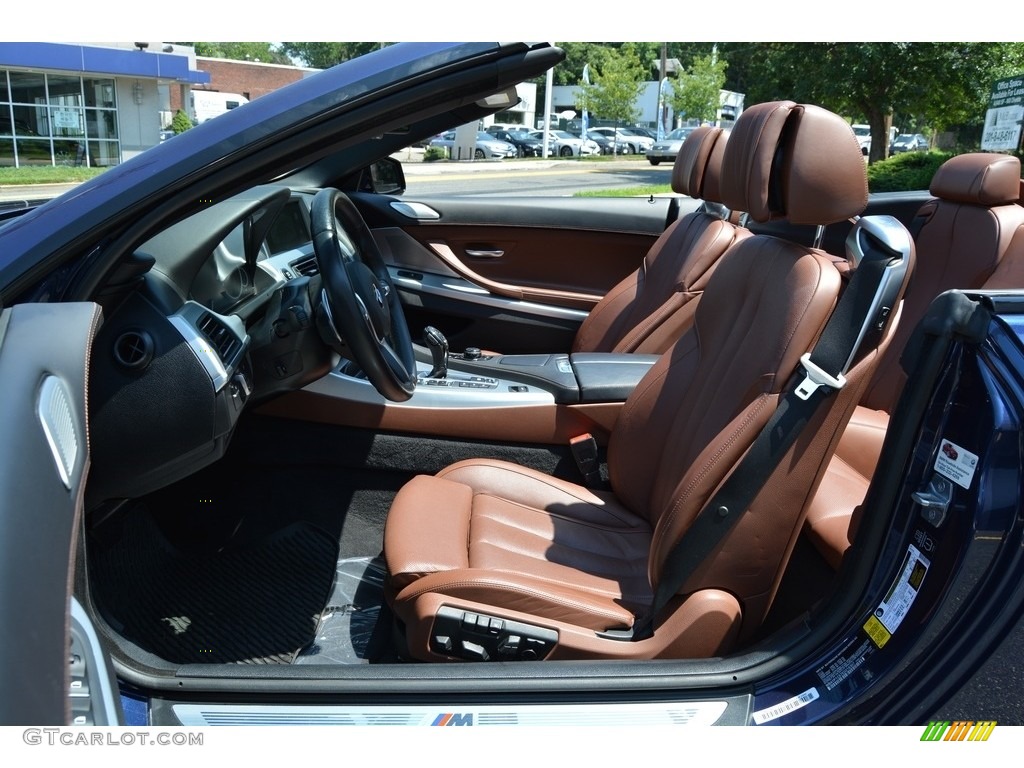 2014 6 Series 650i xDrive Convertible - Deep Sea Blue Metallic / Cinnamon Brown photo #12