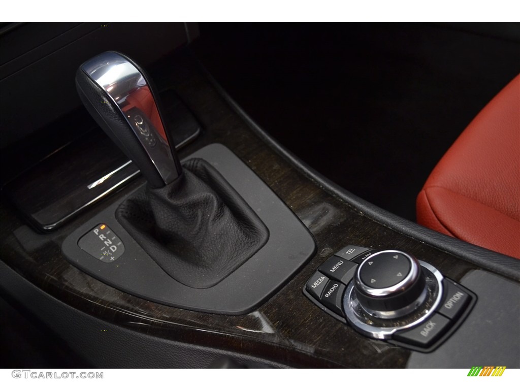 2013 3 Series 328i Coupe - Space Gray Metallic / Coral Red/Black photo #22