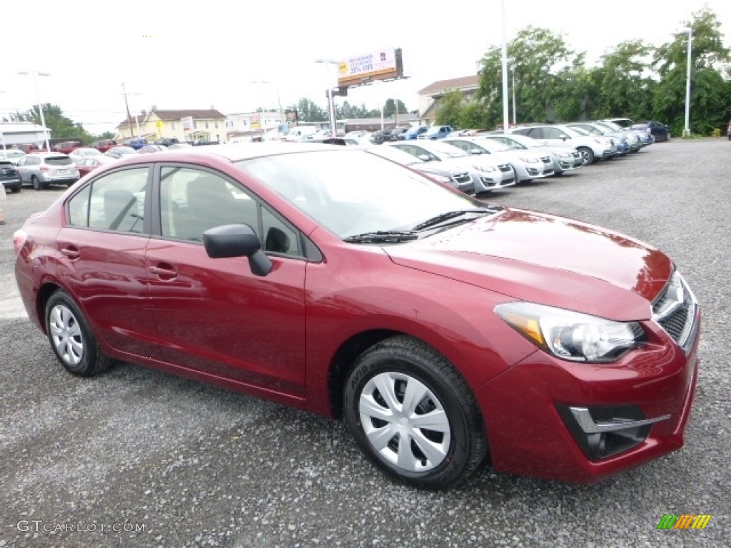 2016 Impreza 2.0i 4-door - Venetian Red Pearl / Black photo #1