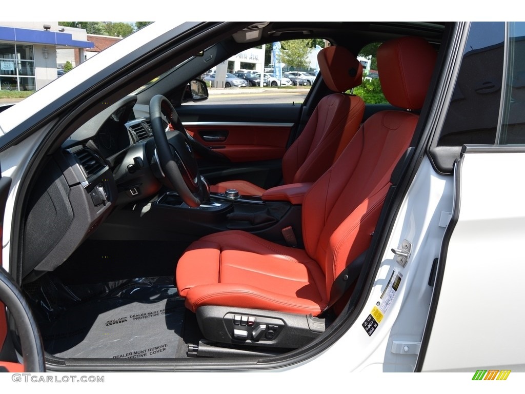 2016 3 Series 335i xDrive Gran Turismo - Mineral White Metallic / Coral Red photo #11