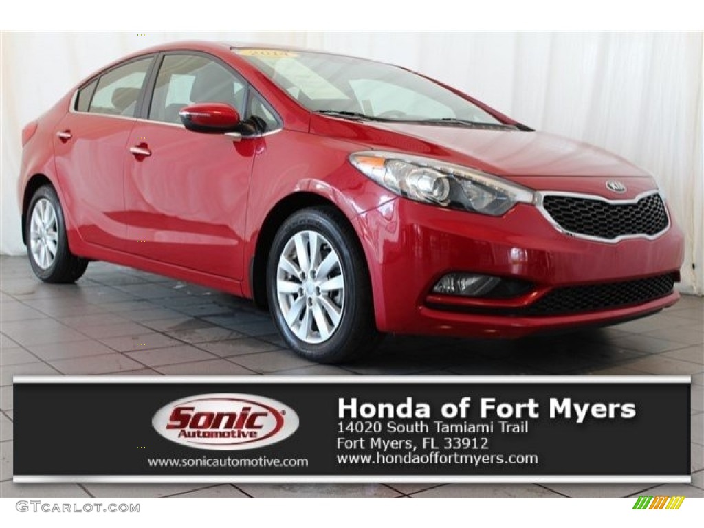 2014 Forte EX - Crimson Red / Gray photo #1