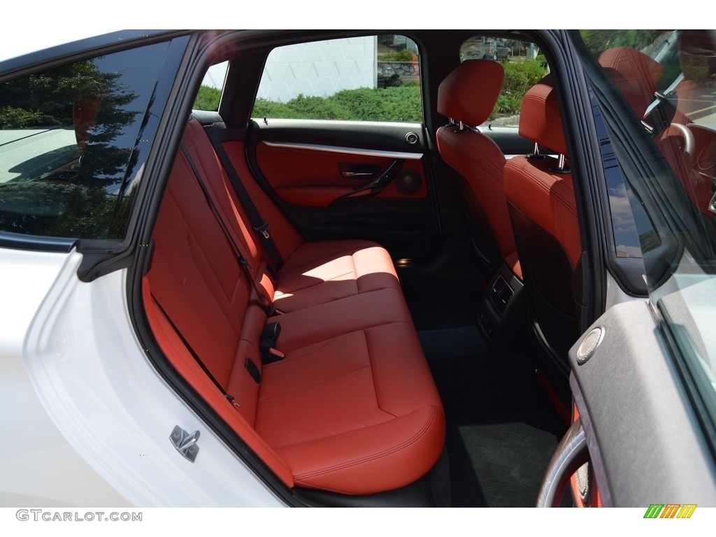 2016 3 Series 335i xDrive Gran Turismo - Mineral White Metallic / Coral Red photo #26