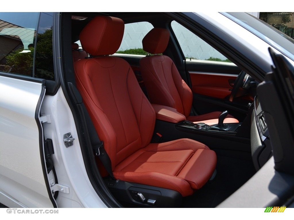 2016 3 Series 335i xDrive Gran Turismo - Mineral White Metallic / Coral Red photo #30