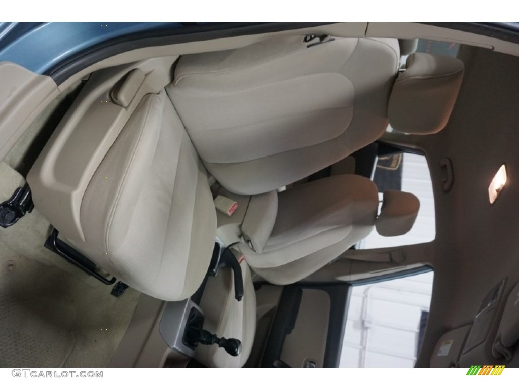 2007 Elantra Limited Sedan - Seattle Light Blue / Beige photo #18