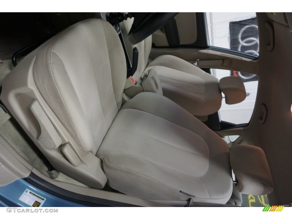 2007 Elantra Limited Sedan - Seattle Light Blue / Beige photo #23