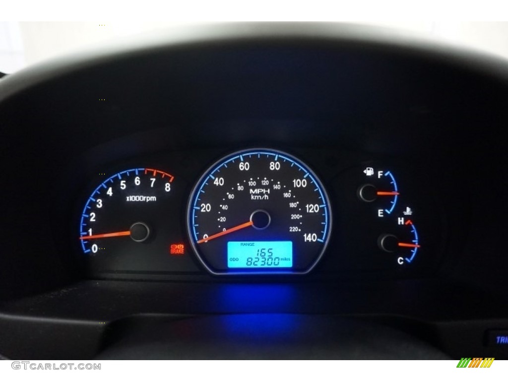 2007 Elantra Limited Sedan - Seattle Light Blue / Beige photo #34