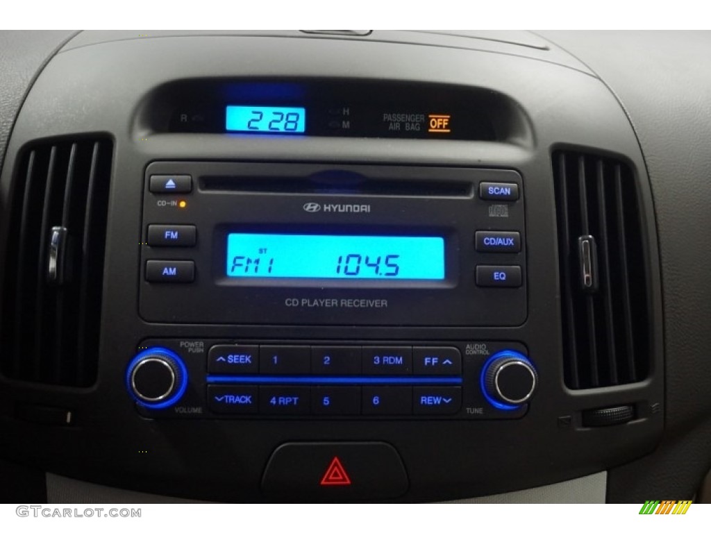 2007 Elantra Limited Sedan - Seattle Light Blue / Beige photo #37