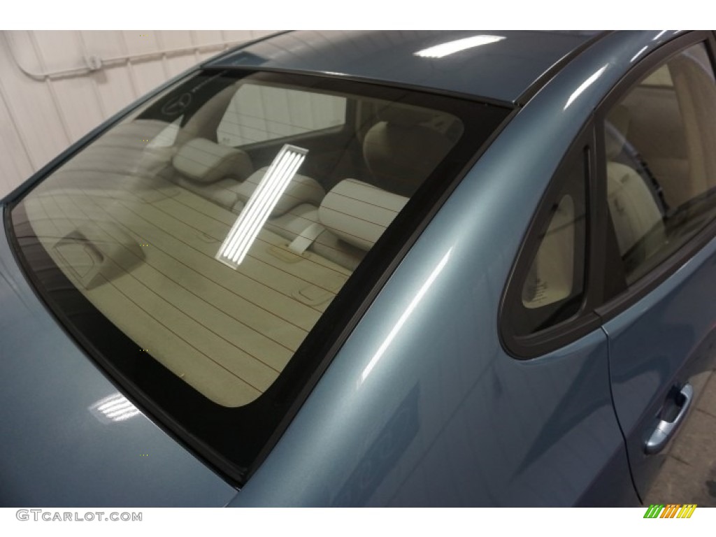 2007 Elantra Limited Sedan - Seattle Light Blue / Beige photo #79