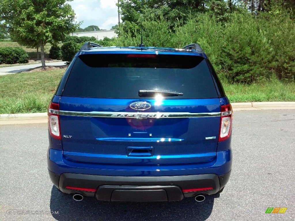2015 Explorer XLT 4WD - Deep Impact Blue / Charcoal Black photo #6