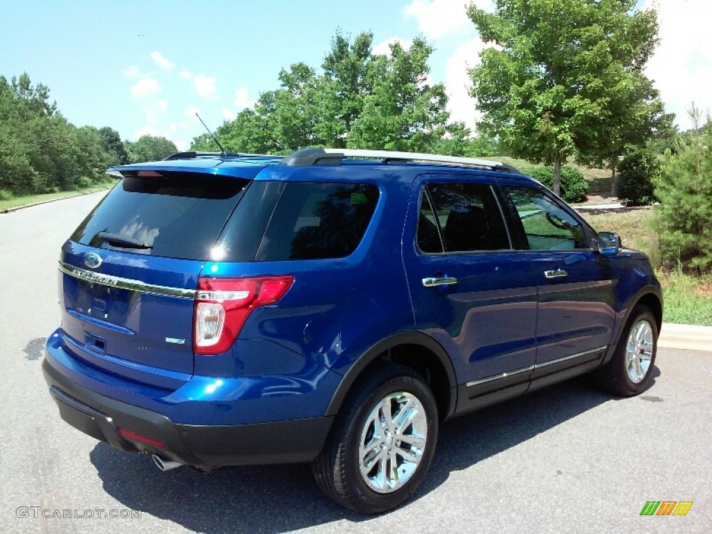 2015 Explorer XLT 4WD - Deep Impact Blue / Charcoal Black photo #7