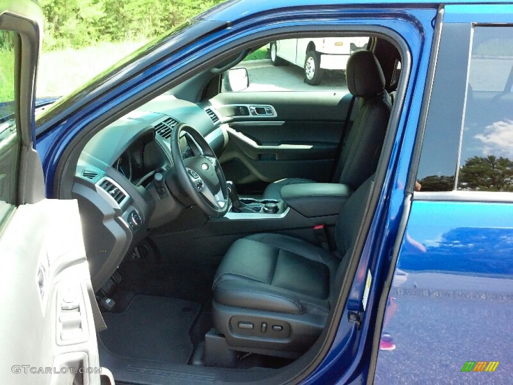 2015 Explorer XLT 4WD - Deep Impact Blue / Charcoal Black photo #9