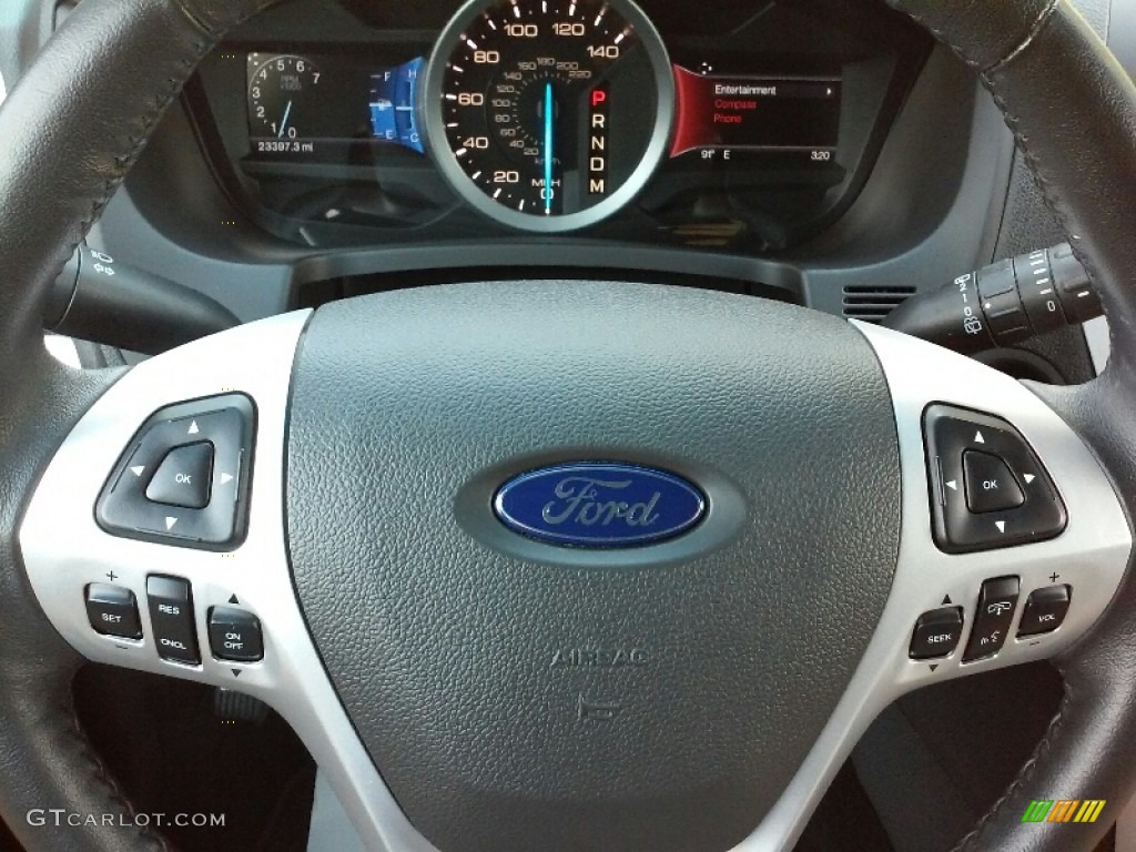 2015 Explorer XLT 4WD - Deep Impact Blue / Charcoal Black photo #11