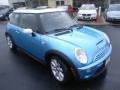 2004 Electric Blue Metallic Mini Cooper S Hardtop  photo #16