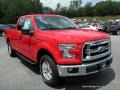 2016 Race Red Ford F150 XLT SuperCab 4x4  photo #7