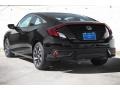 2016 Crystal Black Pearl Honda Civic LX Coupe  photo #2