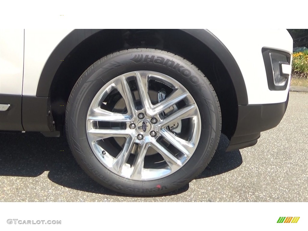 2017 Explorer XLT 4WD - White Platinum / Ebony Black photo #27