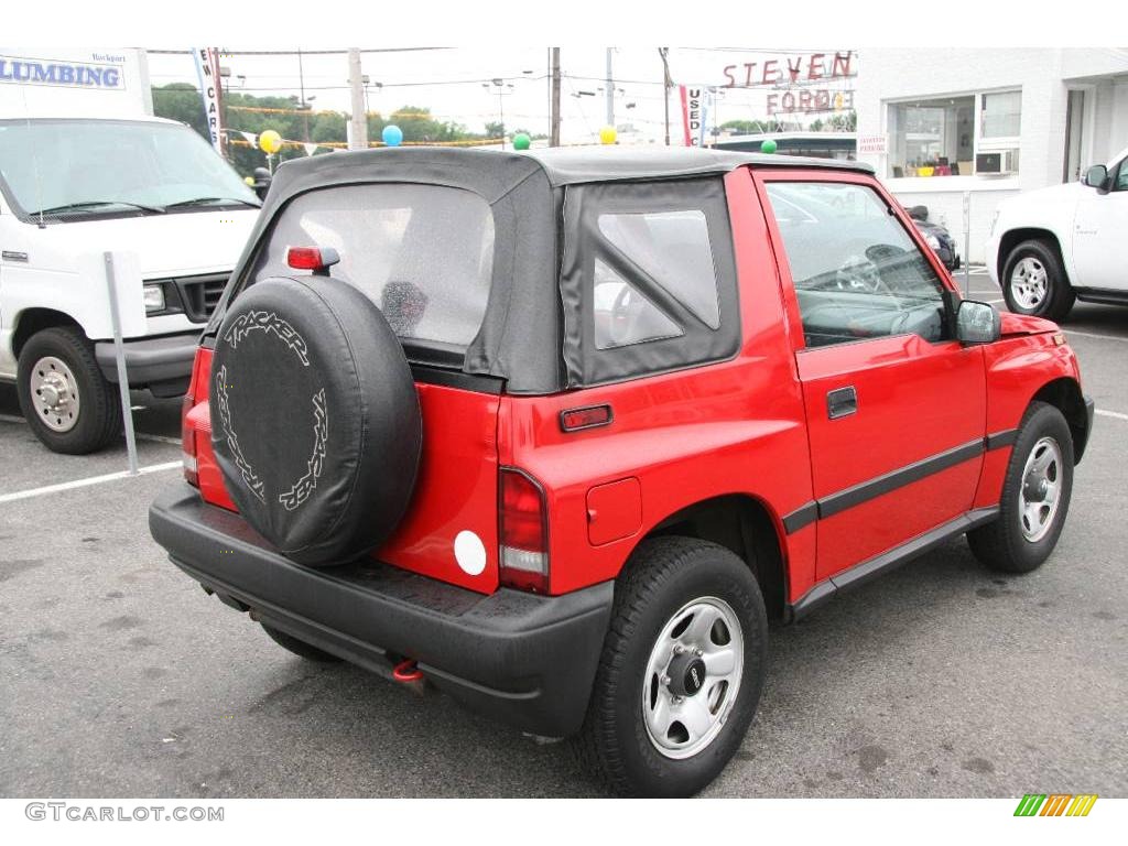 1997 Tracker Soft Top 4x4 - Wildfire Red / Dark Charcoal photo #5
