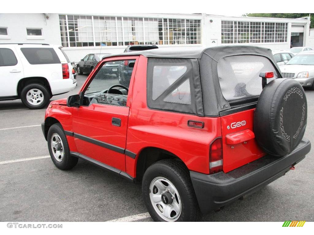 1997 Tracker Soft Top 4x4 - Wildfire Red / Dark Charcoal photo #9