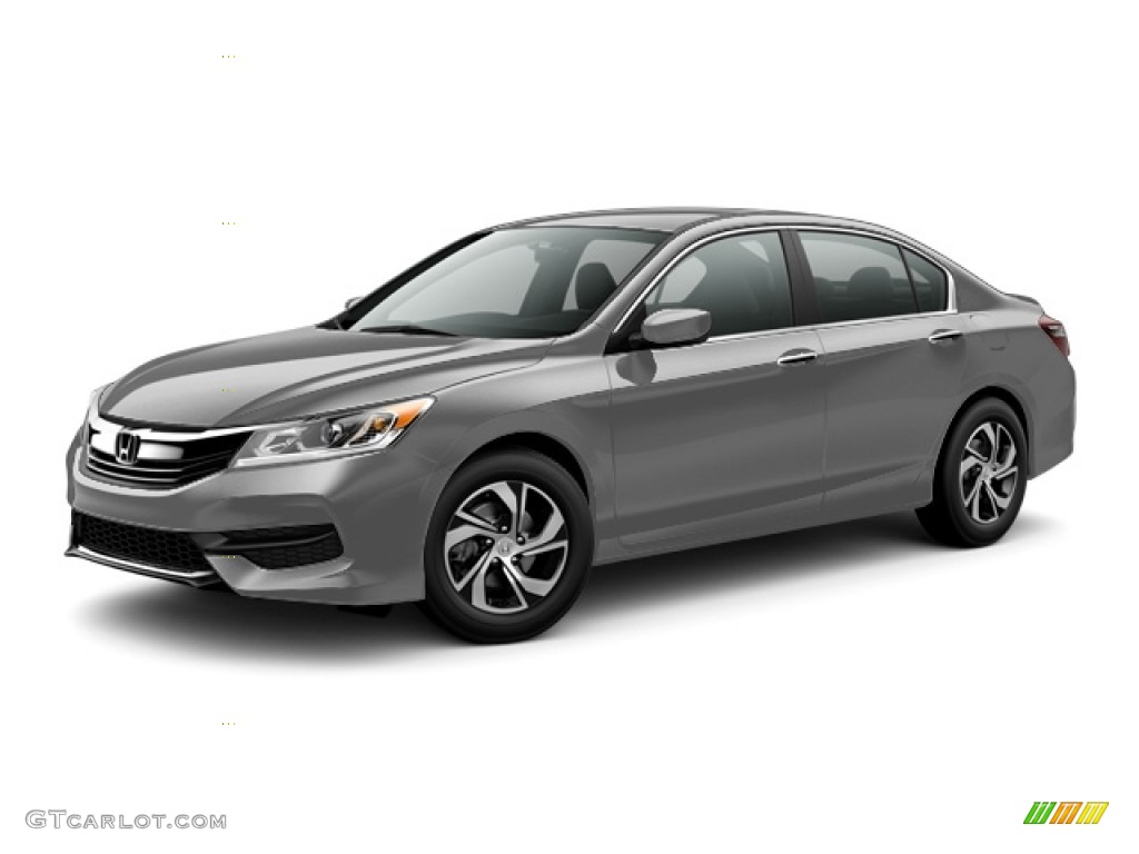 2017 Accord LX Sedan - Lunar Silver Metallic / Gray photo #18