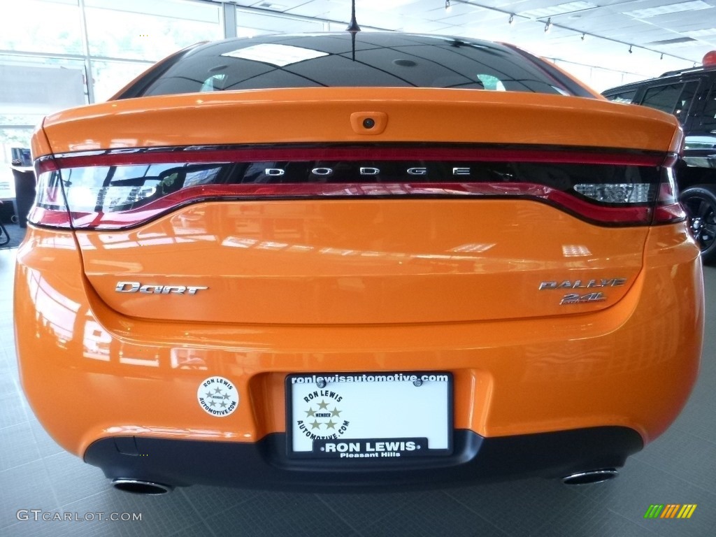 2014 Dart SXT - Header Orange / Black/Light Tungsten photo #4